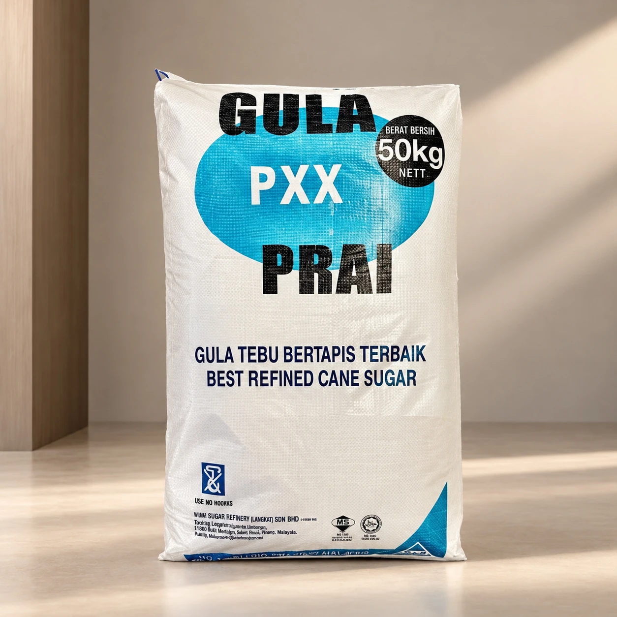 PXX Prai Refined Cane Sugar 50kg